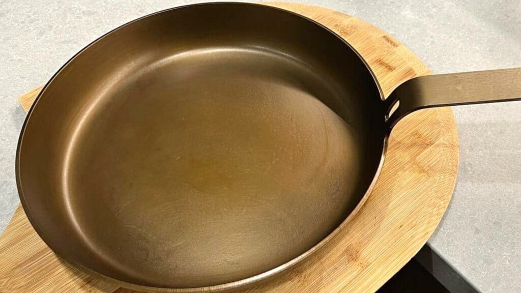 carbon steel pan just seasoned